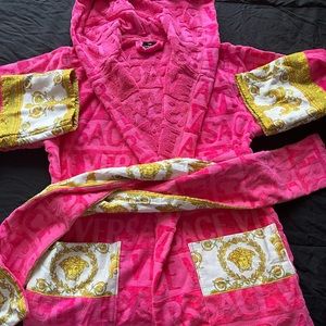 Authentic Versace Short Robe